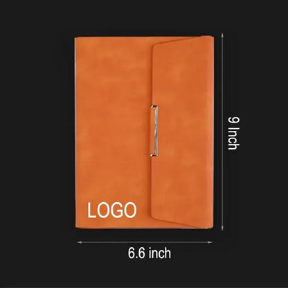6.61''x9.1'' A5 Leather Notebook Pen Gift Set