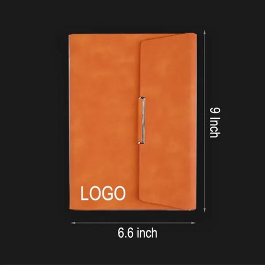 6.61''x9.1'' A5 Leather Notebook Pen Gift Set