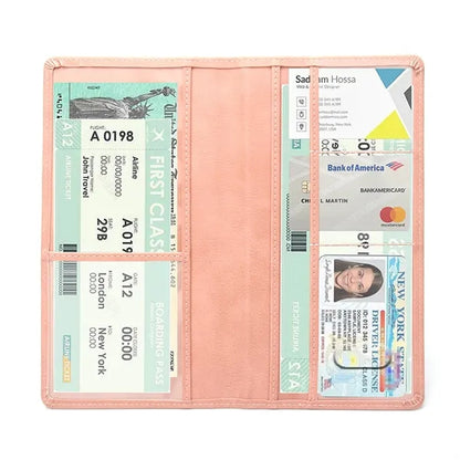 Leather Car Registration Insurance Card Holder