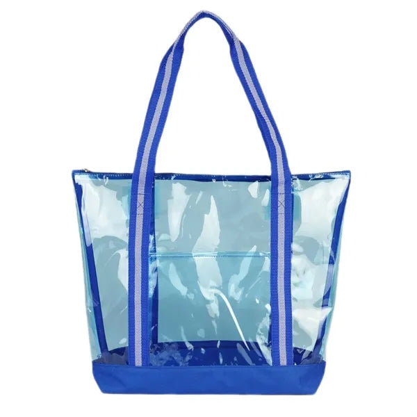 Clear Tote with Zipper