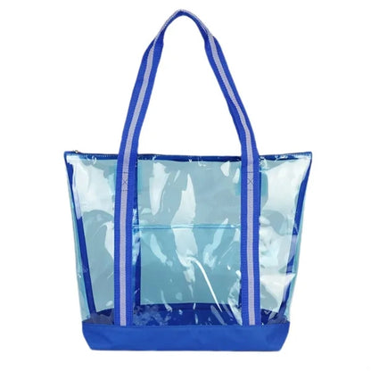 Clear Tote with Zipper