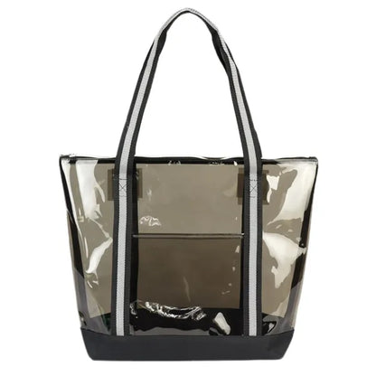 Clear Tote with Zipper