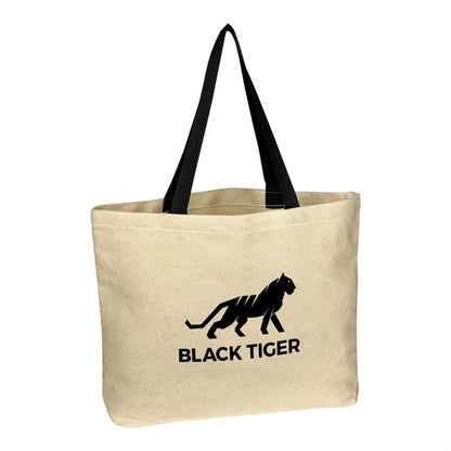 Natural Cotton Canvas Tote Bag