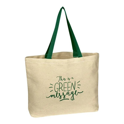 Natural Cotton Canvas Tote Bag