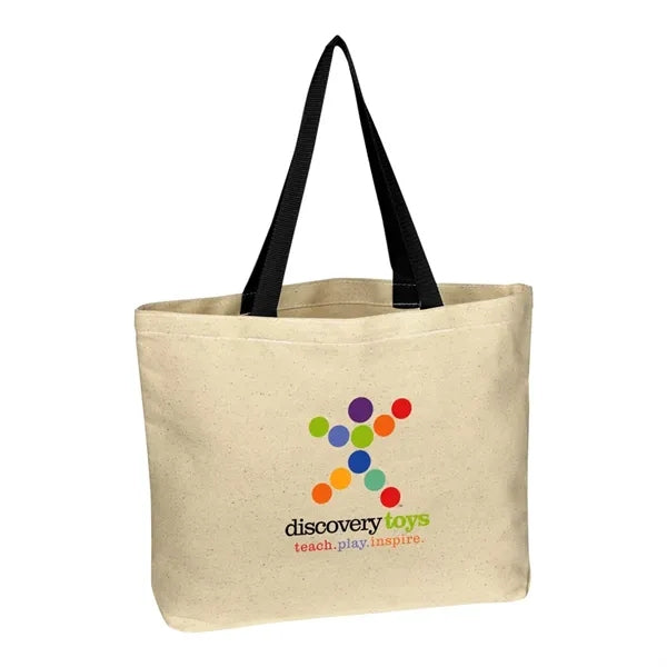 Full Color Natural Cotton Canvas Tote Bag