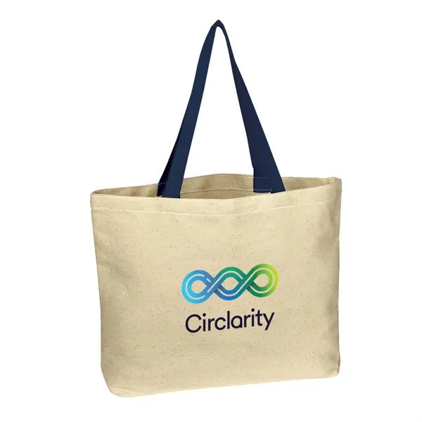 Full Color Natural Cotton Canvas Tote Bag