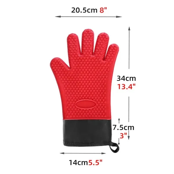 Five Finger Oven Mitt With Cotton Lining