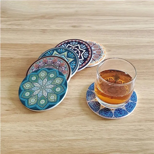 Custom Design Insulated And Antiskid Mdf Cup Coaster