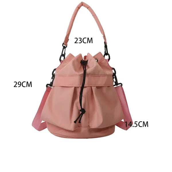 Large Anti-Scratch Drawstring Hobo Tote Purses