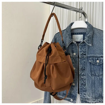 Large Anti-Scratch Drawstring Hobo Tote Purses