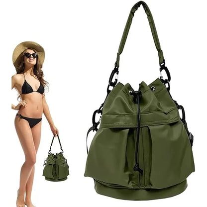 Large Anti-Scratch Drawstring Hobo Tote Purses