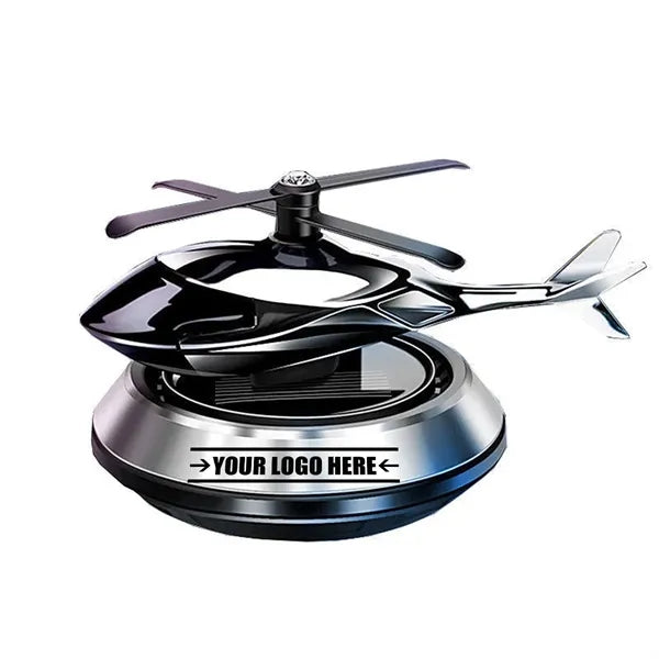 Solar Car Aroma Diffuser Airplane Rotating