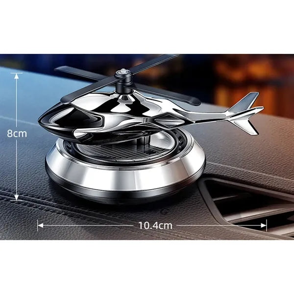 Solar Car Aroma Diffuser Airplane Rotating