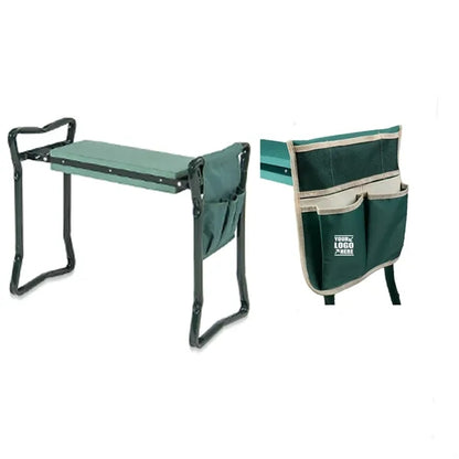 Garden Kneeler And Seat Stool With Large Tool Pocket