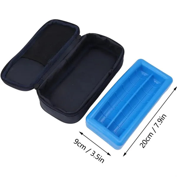 Portable Canvas Insulin Pen Carrying Case