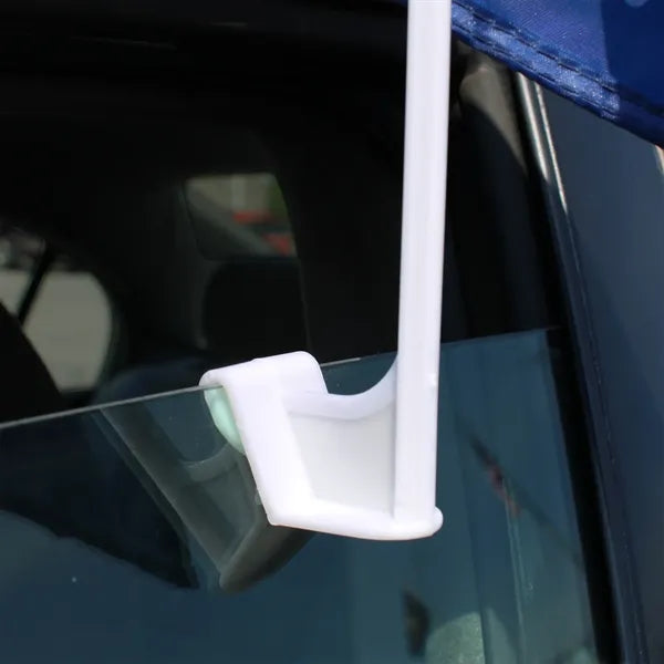 7.5" x 10.5" Stationary Use Double Sided KP Car Flag