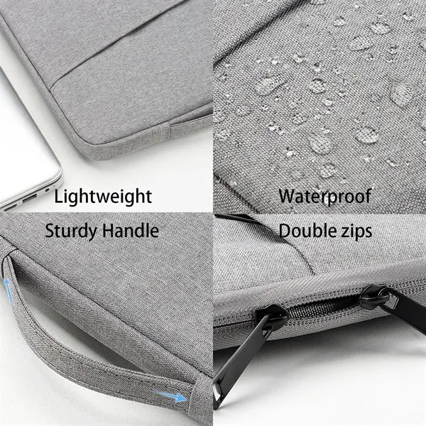 Handled 13.3/14/15.6 Inch Laptop Case Bag with Plush Lining