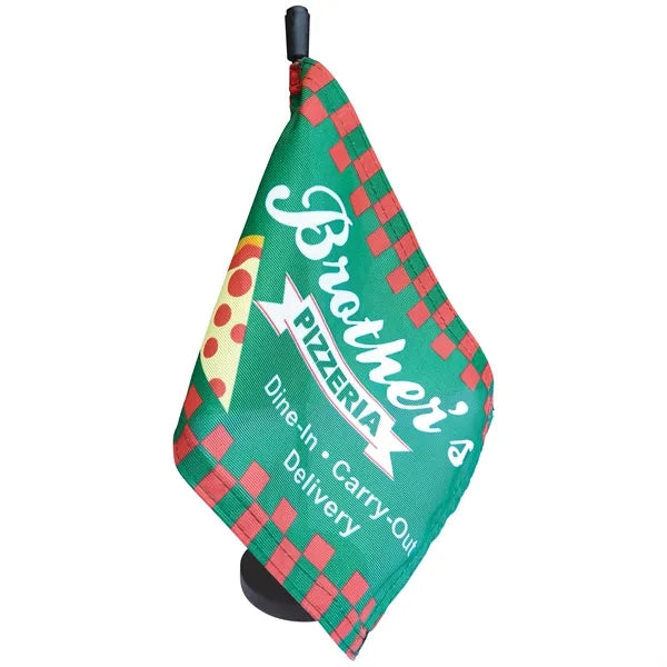 Custom Magnetic Car Flag Kit - Single Reverse