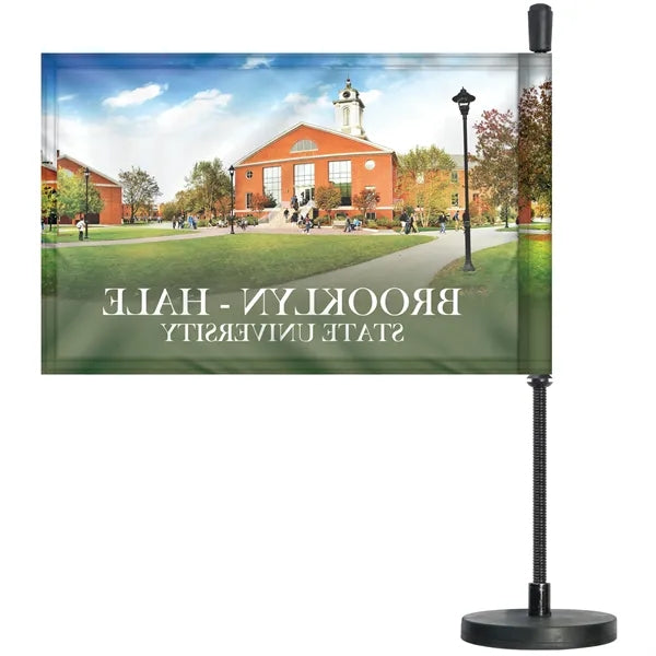 Custom Magnetic Car Flag Kit - Single Reverse