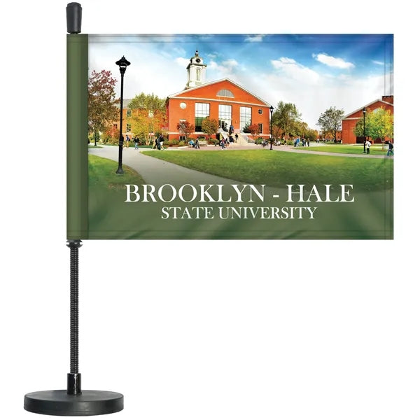 Custom Magnetic Car Flag Kit - Double Sided