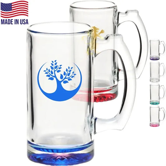 12 oz. Libbey Glass Cheap Printed Sports Mugs
