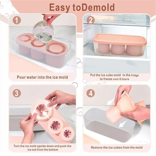 Silicone Ice Cube Tray for 40Oz Stanley Tumbler