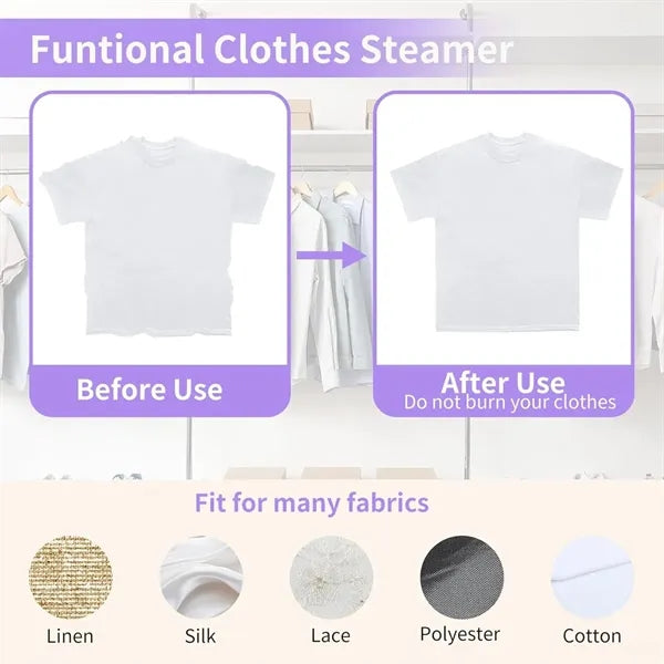 2 in 1 Travel Steam Iron for Clothes
