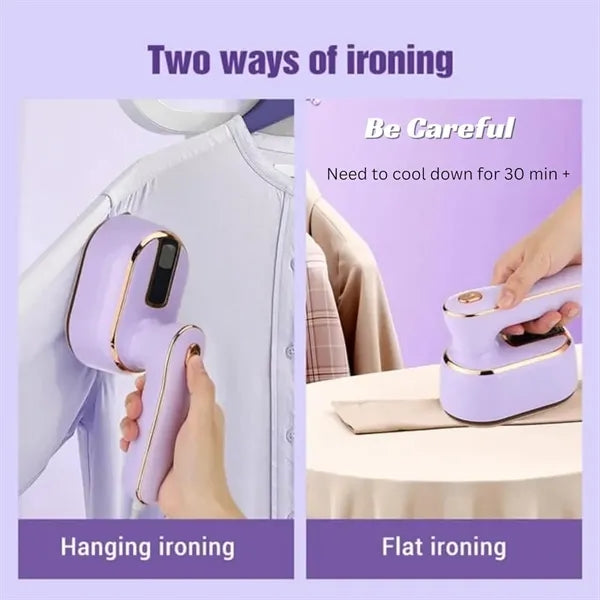 2 in 1 Travel Steam Iron for Clothes
