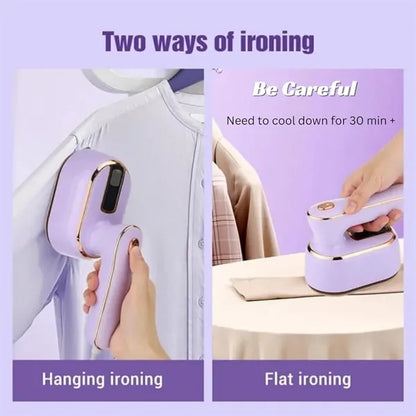 2 in 1 Travel Steam Iron for Clothes