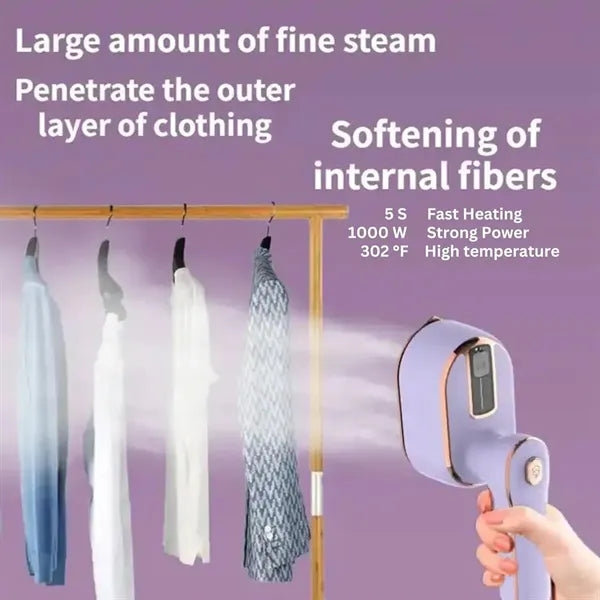 2 in 1 Travel Steam Iron for Clothes