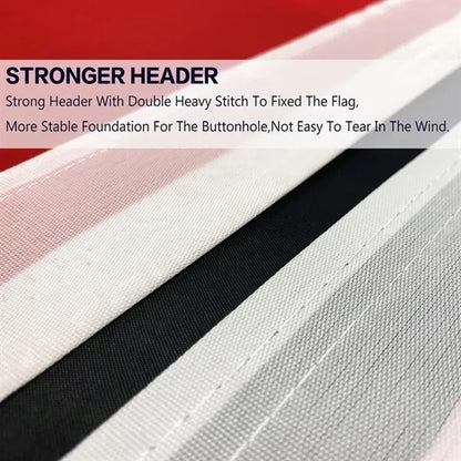US Patriotic Half Fan Banner Flag for 4th of July Decoration