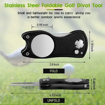 Magnetic Golf Fork with Ball Marker