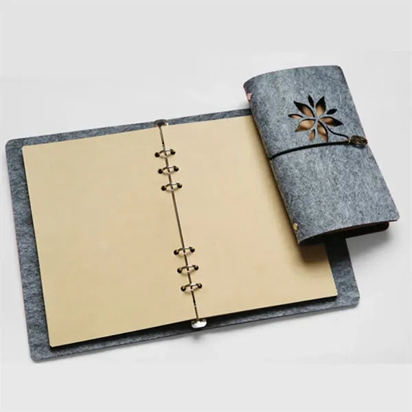 Notebook A5 With Flower Ring Binder