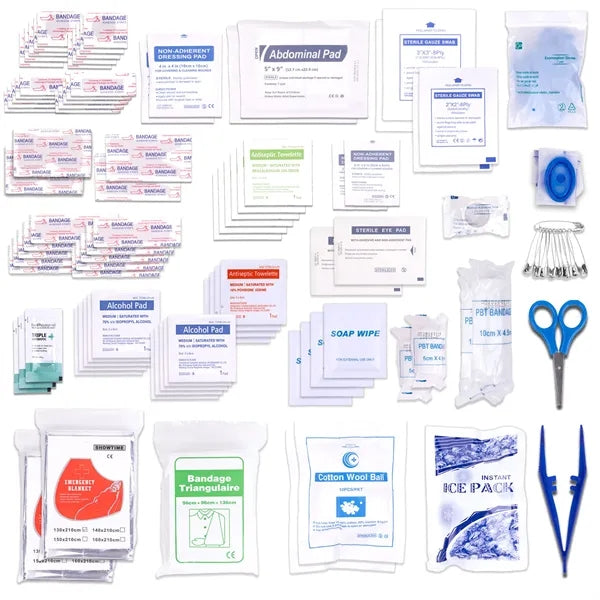 98pc First Aid Kit in Easy Sorting Bag