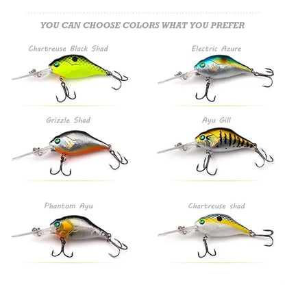 Minnow Crank Baits Fishing Lures