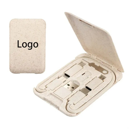 Multi-Type Charging Cable W/Adaptors Kit Case