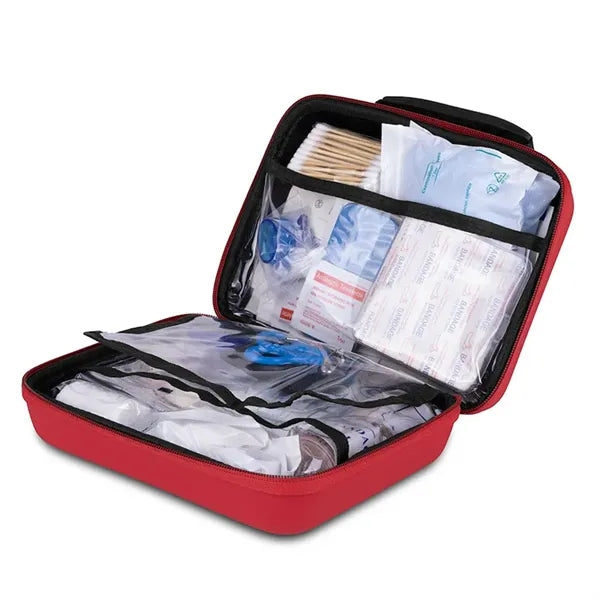 110pc OSHA Compliant First Aid Kit in Easy Carry EVA Zipper