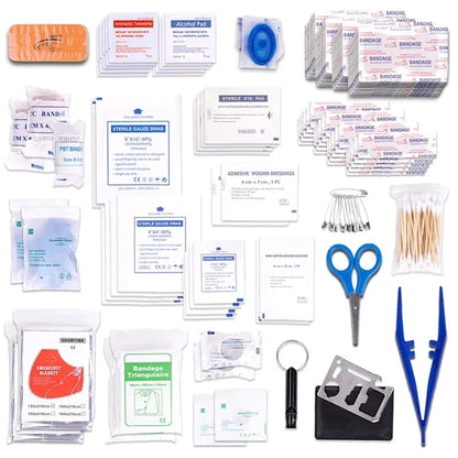 110pc OSHA Compliant First Aid Kit in Easy Carry EVA Zipper