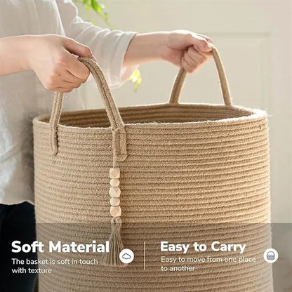 Laundry Basket Jute