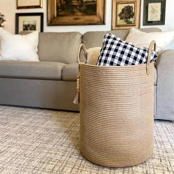 Laundry Basket Jute
