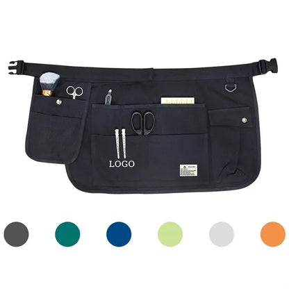 Multi-Pocket Bib Half Apron