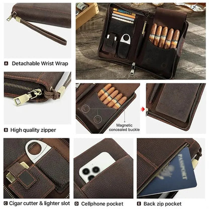 Leather Cigar Case