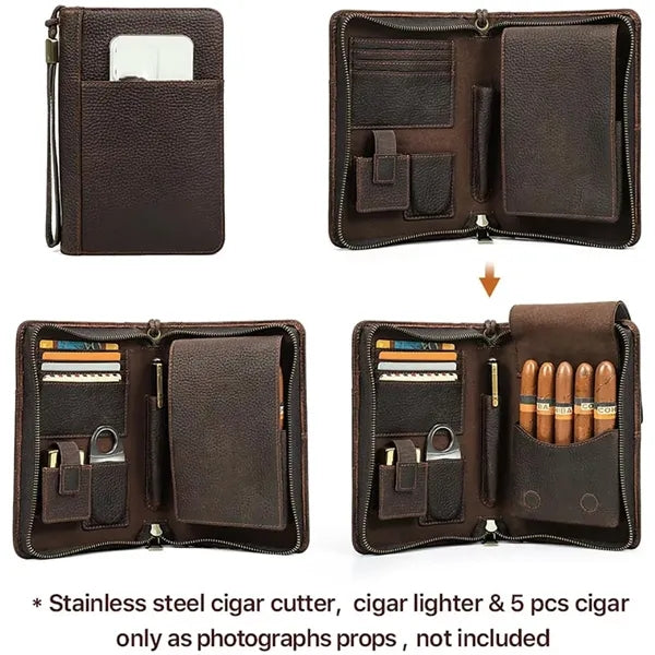 Leather Cigar Case