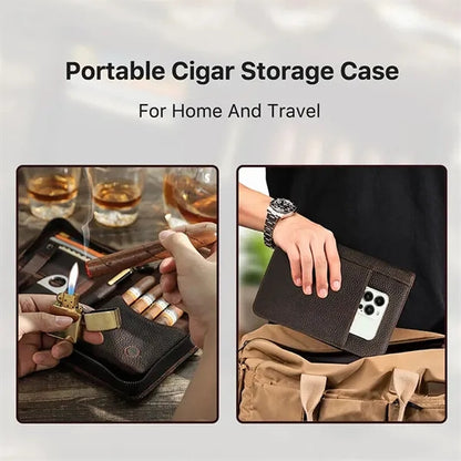 Leather Cigar Case
