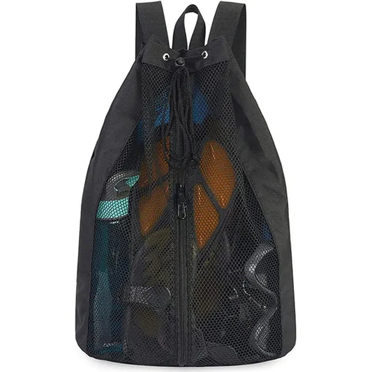 Mesh Drawstring Backpack
