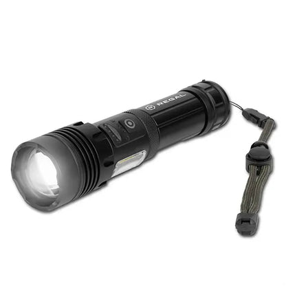 1200LM Metal Flashlight with 2000mAh Rechargeable Battery