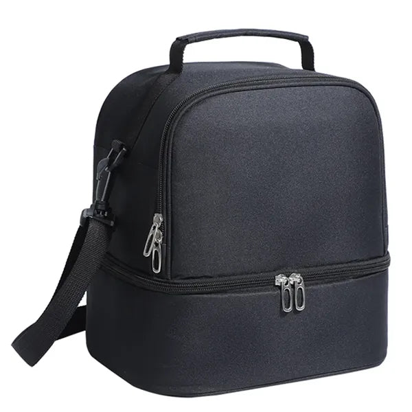 Double Layer Insulated Lunch Bag