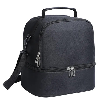 Double Layer Insulated Lunch Bag