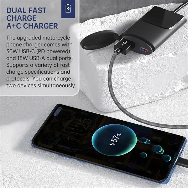 Motorcycle Phone Charger