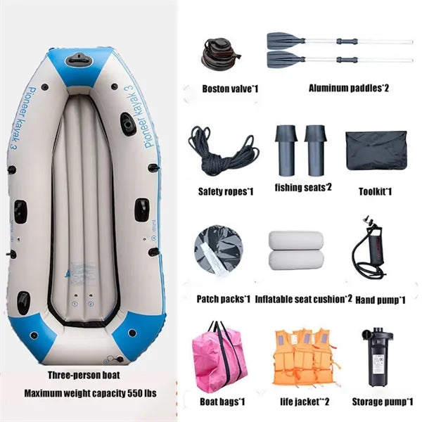 Inflatable Boat For Three People